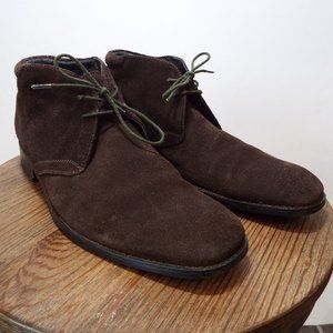 Elegant Dark Brown Chukka Boots for Men